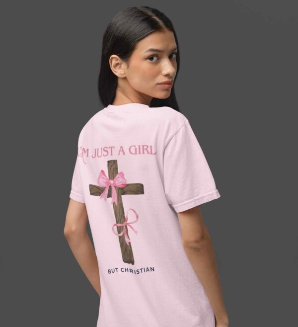 I´m just a Girl-but Christian, Backprint